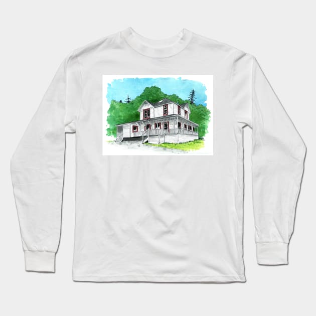 Goonie House Long Sleeve T-Shirt by ctupa